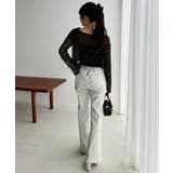 【one after another】インナー×袖リボンカーデアンサンブル | NICE CLAUP / OLIVE des OLIVE　OUTLET | 詳細画像10 