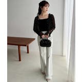 【one after another】インナー×袖リボンカーデアンサンブル | NICE CLAUP / OLIVE des OLIVE　OUTLET | 詳細画像15 