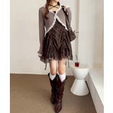 【one after another】レース切り替えカーデ | NICE CLAUP / OLIVE des OLIVE　OUTLET | 詳細画像8 