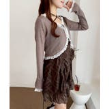 【one after another】レース切り替えカーデ | NICE CLAUP / OLIVE des OLIVE　OUTLET | 詳細画像12 