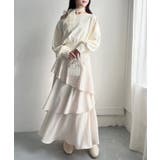 【one after another】スカーフ付き刺繍入りトップス | NICE CLAUP / OLIVE des OLIVE　OUTLET | 詳細画像3 