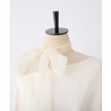 【one after another】スカーフ付き刺繍入りトップス | NICE CLAUP / OLIVE des OLIVE　OUTLET | 詳細画像13 