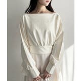 【one after another】スカーフ付き刺繍入りトップス | NICE CLAUP / OLIVE des OLIVE　OUTLET | 詳細画像20 