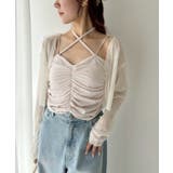 【one after another】肩リボンギャザーキャミ | NICE CLAUP / OLIVE des OLIVE　OUTLET | 詳細画像20 