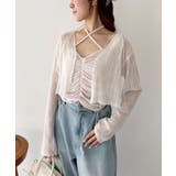 【one after another】肩リボンギャザーキャミ | NICE CLAUP / OLIVE des OLIVE　OUTLET | 詳細画像21 