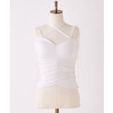 オフ | 【one after another】肩リボンギャザーキャミ | NICE CLAUP / OLIVE des OLIVE　OUTLET