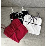 【one after another】ベロアリボンキャミ | NICE CLAUP / OLIVE des OLIVE　OUTLET | 詳細画像1 