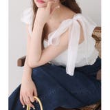 【one after another】肩リボンシャーリングビスチェ | NICE CLAUP / OLIVE des OLIVE OUTLET | 詳細画像4