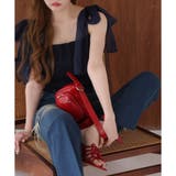 【one after another】肩リボンシャーリングビスチェ | NICE CLAUP / OLIVE des OLIVE OUTLET | 詳細画像14