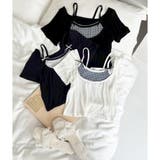 【one after another】レイヤード風リボン付きトップス  | NICE CLAUP / OLIVE des OLIVE　OUTLET | 詳細画像22 