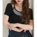 【one after another】レイヤード風リボン付きトップス  | NICE CLAUP / OLIVE des OLIVE　OUTLET | 詳細画像14 