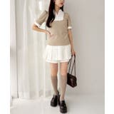 【one after another】シャツドッキング半袖トップス | NICE CLAUP / OLIVE des OLIVE　OUTLET | 詳細画像4 