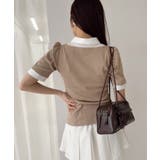 【one after another】シャツドッキング半袖トップス | NICE CLAUP / OLIVE des OLIVE　OUTLET | 詳細画像7 