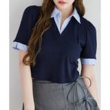 【one after another】レイヤード半袖トップス | NICE CLAUP / OLIVE des OLIVE OUTLET | 詳細画像12