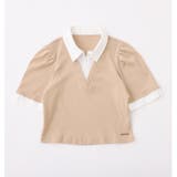 【one after another】レイヤード半袖トップス | NICE CLAUP / OLIVE des OLIVE OUTLET | 詳細画像1