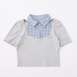 【one after another】チェックレイヤードトップス | NICE CLAUP / OLIVE des OLIVE OUTLET | 詳細画像7