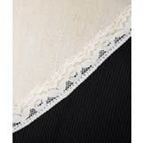 【one after another】カップ付/配色レーステレコトップス | NICE CLAUP / OLIVE des OLIVE　OUTLET | 詳細画像14 