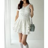 【one after another】カップ付/配色レーステレコトップス | NICE CLAUP / OLIVE des OLIVE　OUTLET | 詳細画像29 