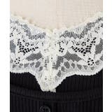 【one after another】レース付きレイヤードキャミ | NICE CLAUP / OLIVE des OLIVE　OUTLET | 詳細画像14 