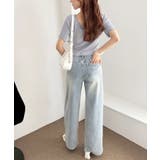 【one after another】ドロストテレコトップス | NICE CLAUP / OLIVE des OLIVE　OUTLET | 詳細画像48 