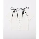 【one after another】レイヤード半袖トップス | NICE CLAUP / OLIVE des OLIVE　OUTLET | 詳細画像2 