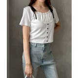 【one after another】レイヤード半袖トップス | NICE CLAUP / OLIVE des OLIVE　OUTLET | 詳細画像6 