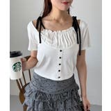 【one after another】レイヤード半袖トップス | NICE CLAUP / OLIVE des OLIVE　OUTLET | 詳細画像12 