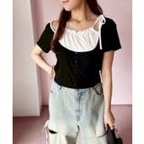 【one after another】レイヤード半袖トップス | NICE CLAUP / OLIVE des OLIVE　OUTLET | 詳細画像30 