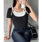 【one after another】レイヤード半袖トップス | NICE CLAUP / OLIVE des OLIVE　OUTLET | 詳細画像33 