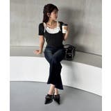 【one after another】レイヤード半袖トップス | NICE CLAUP / OLIVE des OLIVE　OUTLET | 詳細画像36 