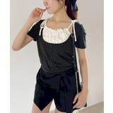 【one after another】レイヤード半袖トップス | NICE CLAUP / OLIVE des OLIVE　OUTLET | 詳細画像40 