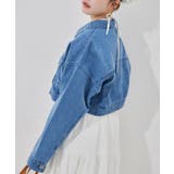 【one after another】刺繍デニムジャケット | NICE CLAUP / OLIVE des OLIVE　OUTLET | 詳細画像18 