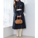 【one after another】【オリジナルロゴ入り】配色トレンチコート | NICE CLAUP / OLIVE des OLIVE　OUTLET | 詳細画像3 