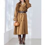 【one after another】【オリジナルロゴ入り】配色トレンチコート | NICE CLAUP / OLIVE des OLIVE　OUTLET | 詳細画像13 