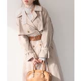 【one after another】【オリジナルロゴ入り】配色トレンチコート | NICE CLAUP / OLIVE des OLIVE　OUTLET | 詳細画像27 