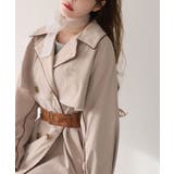 【one after another】【オリジナルロゴ入り】配色トレンチコート | NICE CLAUP / OLIVE des OLIVE　OUTLET | 詳細画像28 