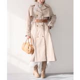 【one after another】【オリジナルロゴ入り】配色トレンチコート | NICE CLAUP / OLIVE des OLIVE　OUTLET | 詳細画像30 