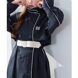 【one after another】【オリジナルロゴ入り】配色トレンチコート | NICE CLAUP / OLIVE des OLIVE OUTLET | 詳細画像5