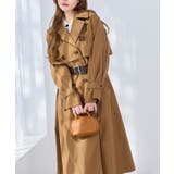 【one after another】【オリジナルロゴ入り】配色トレンチコート | NICE CLAUP / OLIVE des OLIVE OUTLET | 詳細画像9