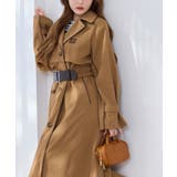 【one after another】【オリジナルロゴ入り】配色トレンチコート | NICE CLAUP / OLIVE des OLIVE OUTLET | 詳細画像11