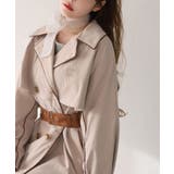 【one after another】【オリジナルロゴ入り】配色トレンチコート | NICE CLAUP / OLIVE des OLIVE OUTLET | 詳細画像12