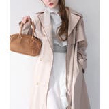 【one after another】【オリジナルロゴ入り】配色トレンチコート | NICE CLAUP / OLIVE des OLIVE OUTLET | 詳細画像13