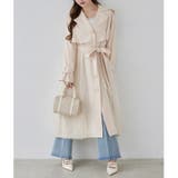 アイボリー | 【one after another】チュールトレンチコート | NICE CLAUP / OLIVE des OLIVE OUTLET
