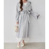 【one after another】チュールトレンチコート | NICE CLAUP / OLIVE des OLIVE OUTLET | 詳細画像15