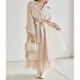 【one after another】チュールトレンチコート | NICE CLAUP / OLIVE des OLIVE OUTLET | 詳細画像8