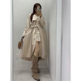 【one after another】チュールトレンチコート | NICE CLAUP / OLIVE des OLIVE OUTLET | 詳細画像19