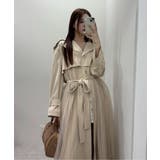 【one after another】チュールトレンチコート | NICE CLAUP / OLIVE des OLIVE OUTLET | 詳細画像1