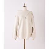 【one after another】オフショルニットミニワンピース | NICE CLAUP / OLIVE des OLIVE OUTLET | 詳細画像2
