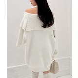 【one after another】オフショルニットミニワンピース | NICE CLAUP / OLIVE des OLIVE OUTLET | 詳細画像5