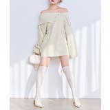 【one after another】オフショルニットミニワンピース | NICE CLAUP / OLIVE des OLIVE OUTLET | 詳細画像13